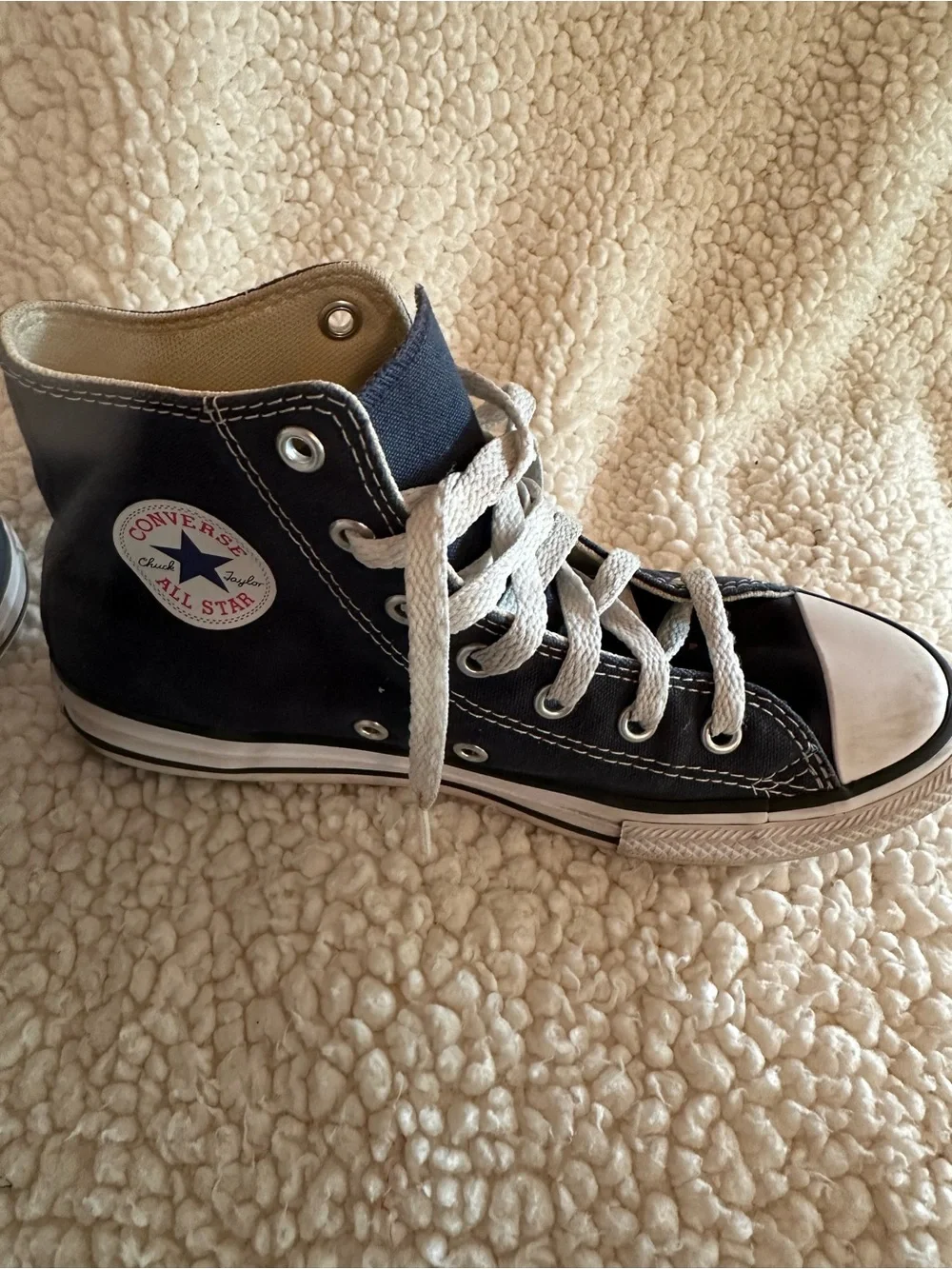 Converse Youth B/W Chuck Taylor All Star Tan Interior Low-Top Sneakers